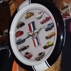 Mustang Clock