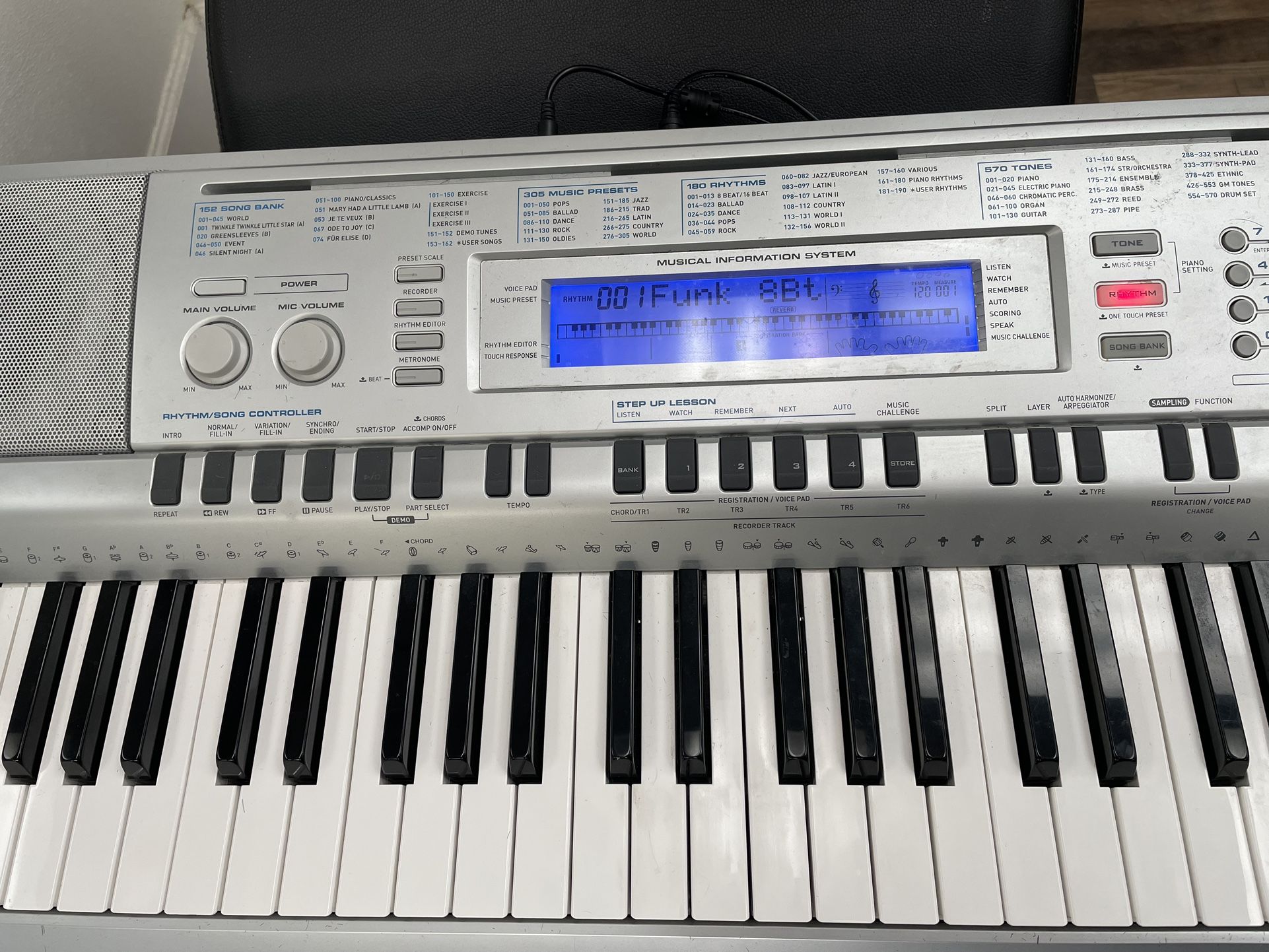 Piano Keyboard Casio Wk -210