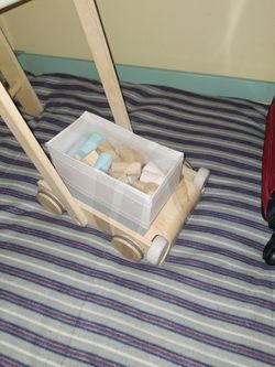 Plan Toys baby walker and play  blocks