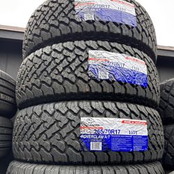 265/70/17 Atlander At Set Of 4 New Tires Installed And Balanced