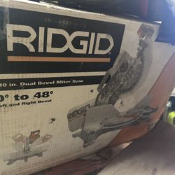 Ridgid Mitter Saw 10” Open Box