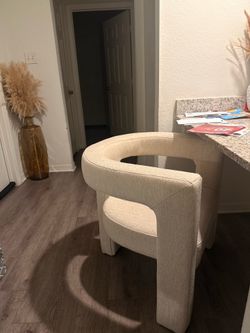 Beige Accent Chair