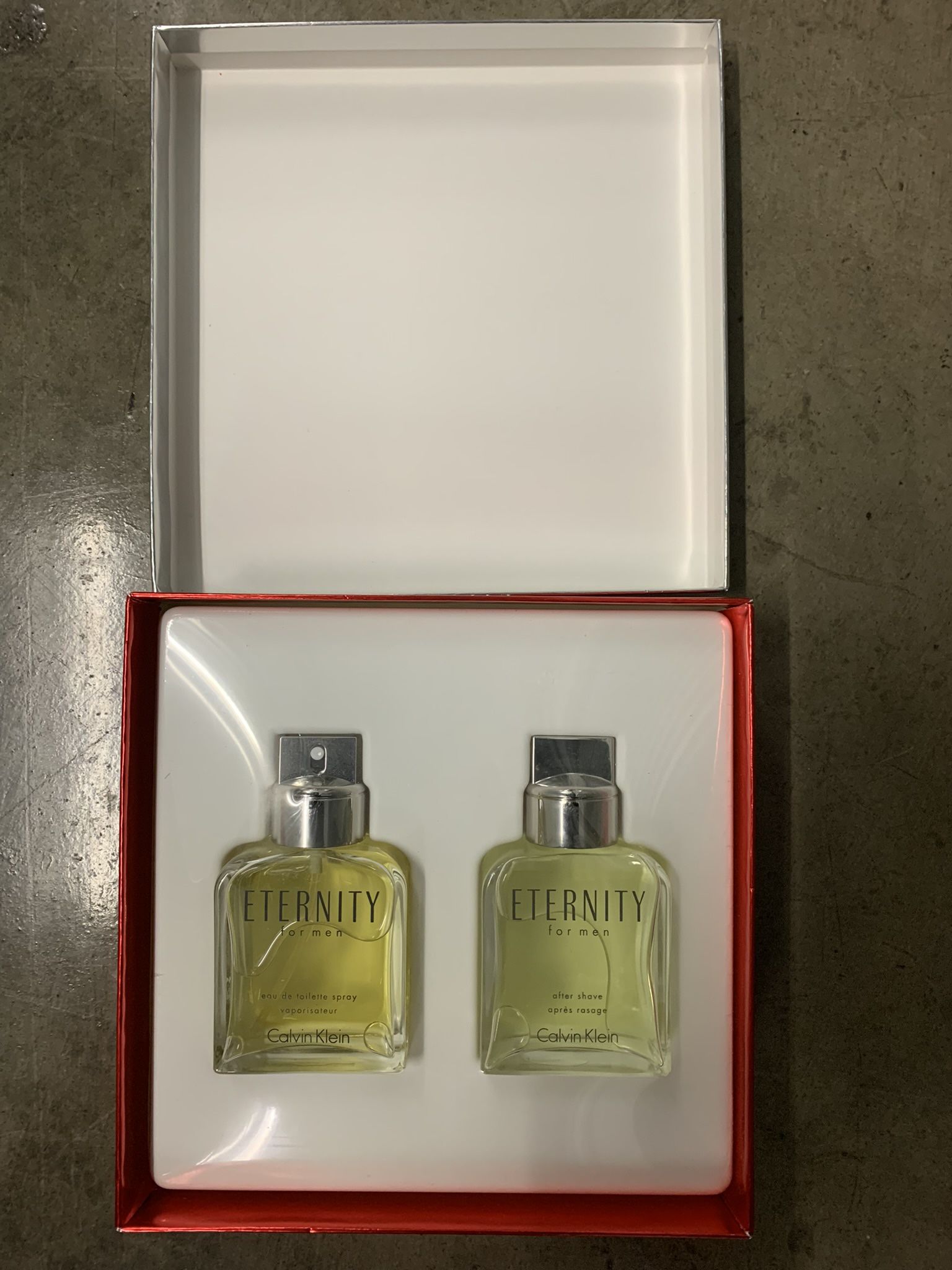 Vintage Discontinued Calvin Klein Eternity Cologne And Aftershave For Men Made In London/New York