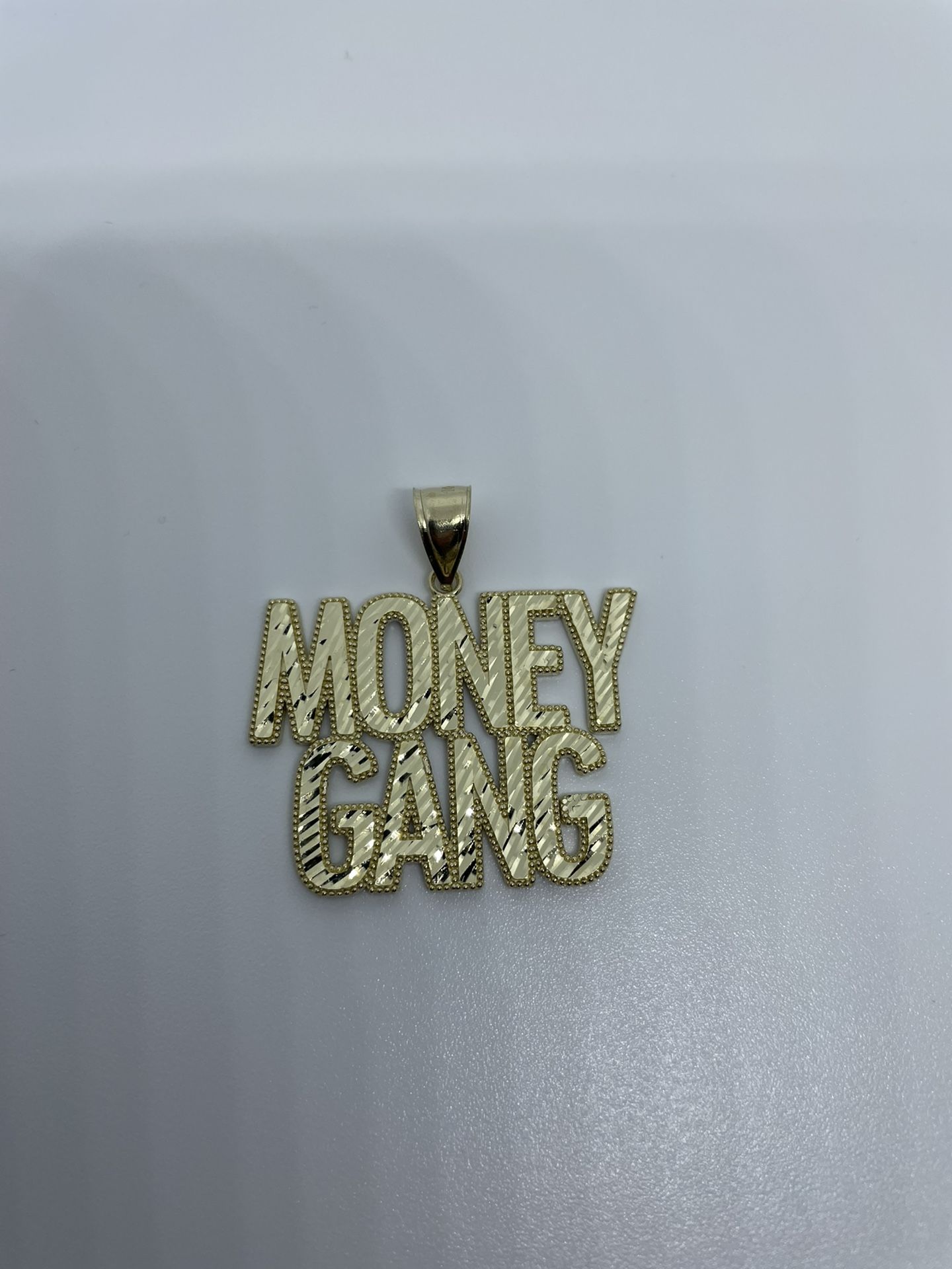 10k Yellow Gold “Money Gang” Pendant