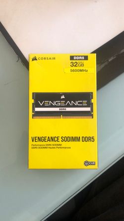 Corsair vengeance, SODIMM DDR 5 32 GB Kitts 5600 MHz