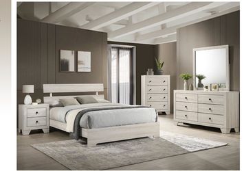 5 pc bed room set w mattress
