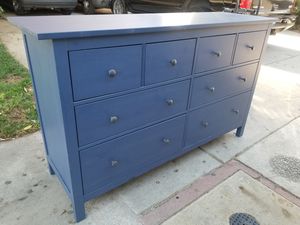 Blue Ikea Hemnes 8 Drawer Dresser For Sale In Los Angeles Ca