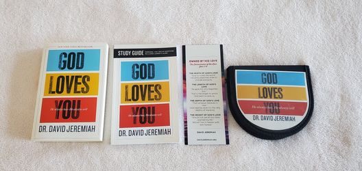 God Loves You Book, Study Guide, Bookmark, and CD Album NEW!