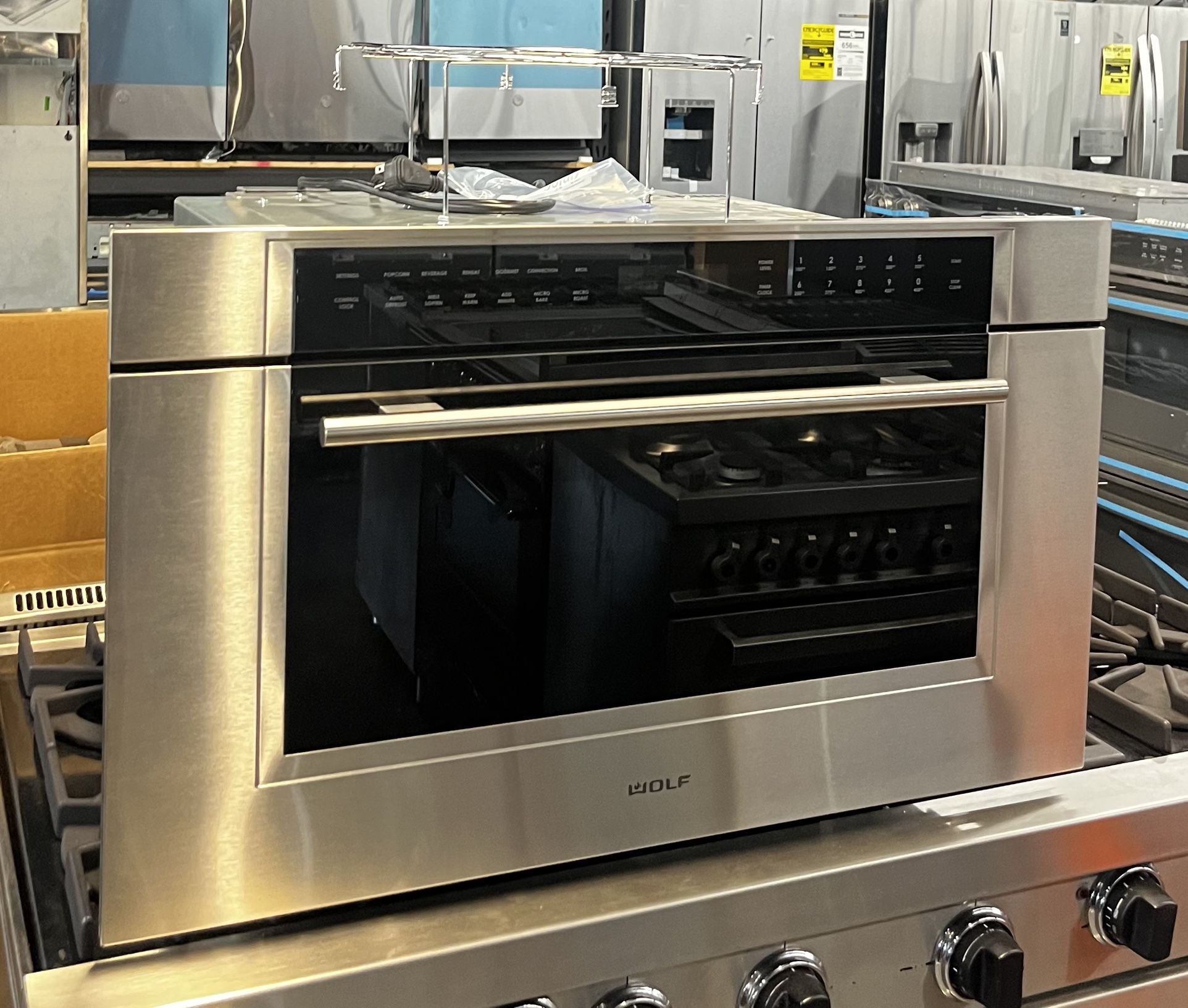 Wolf Stainless Steel 30” Speed Wall Oven 