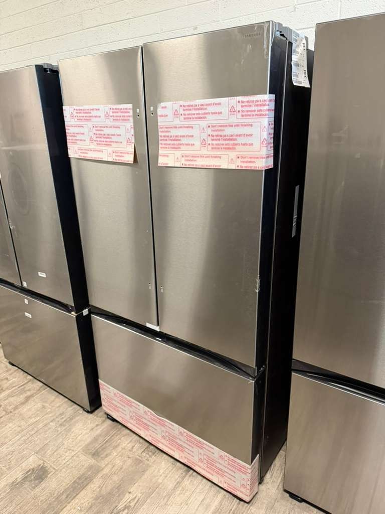 Samsung stainless steel French door refrigerator new handles inside