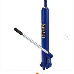 VEVOR
8-Tons (17,363 lbs.) Blue Hydraulic Long Ram Jack Manual Cherry Picker with Single Piston Pump, Clevis Base and Handle