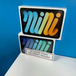 Apple iPad Mini 6 New Tablet -PAYMENTS AVAILABLE-$1 Down Today 