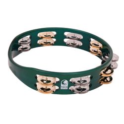 Toca 10” ColorSound Tambourine - Green
