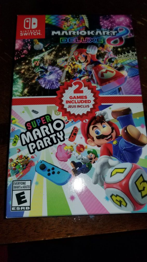Mario party and Mario kart