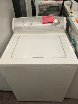 Frigidaire washing machine washer white super size heavy duty . Warranty . Delivery available . 2203 Fowler st. Ft. Myers 33901