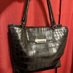 Mauro Governa  Croc Leather Purse 
