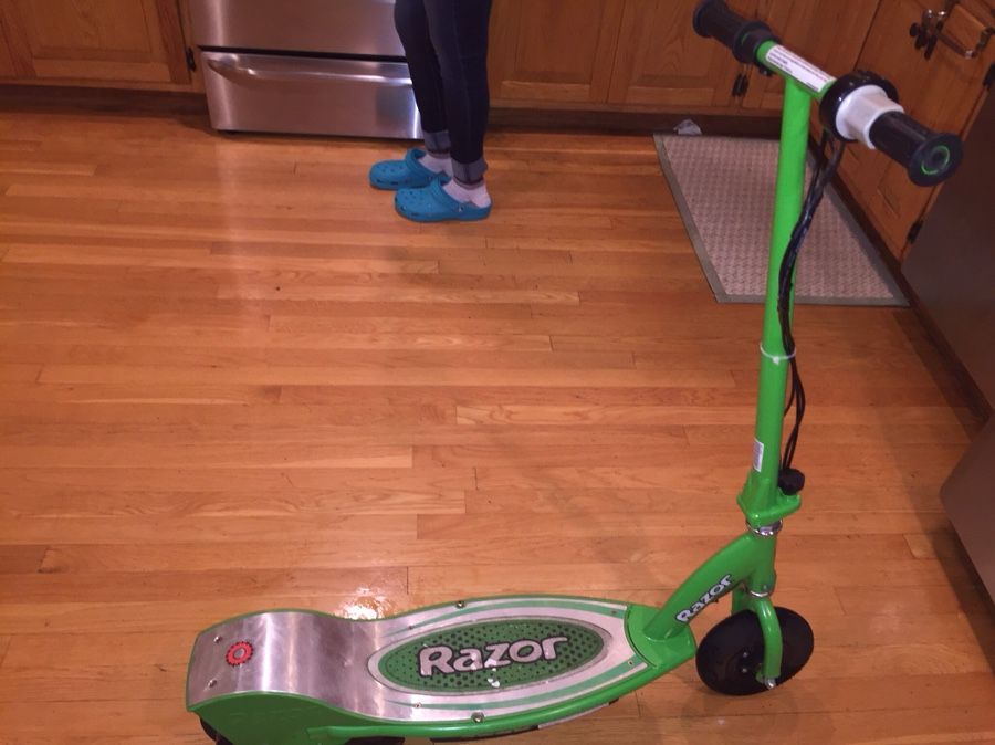 Fairly New Electric Razor Scooter ...moves very fast , comes with a charger