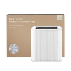 BLUEAIR Blue Pure 211+ Genuine Replacement Filter, Particle And Activated Carbon, Fits Blue Pure 211+ Air Purifier (Non-Auto)
