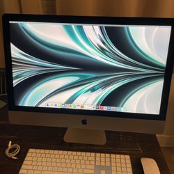 2020 Apple iMac 27-inch 5K Retina Display 3.8 GHz 8-core i7 Processor 8gb Ram 500gb Ssd. Sequoia macOS. Wireless Keyboard And Mouse. Little Nick Read