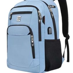 Laptop Backpack,Business Travel Anti Theft Slim Durable Laptops Backpack with USB Charging Port,Water Resistant College Computer Bag for Women & Men F