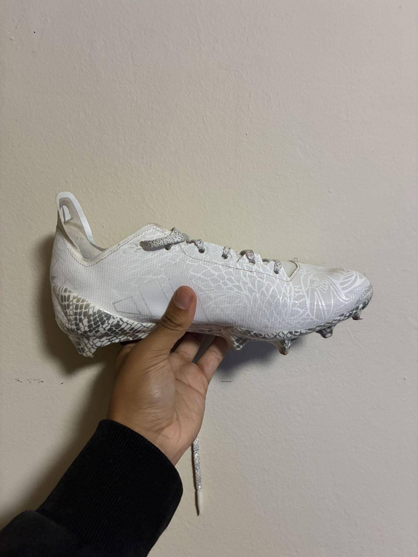 Adizero’s Triple White Football Cleats