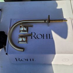 Rohl Apothecary Wide Spread Lavoratory Faucet GOLD