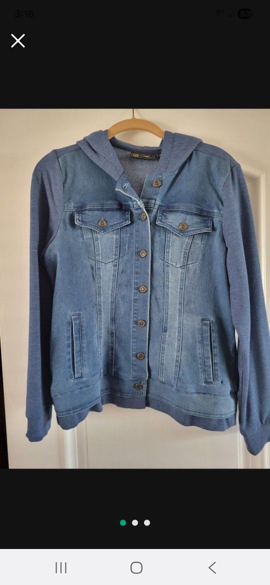Sweatshirt with Denim Diane Gilman