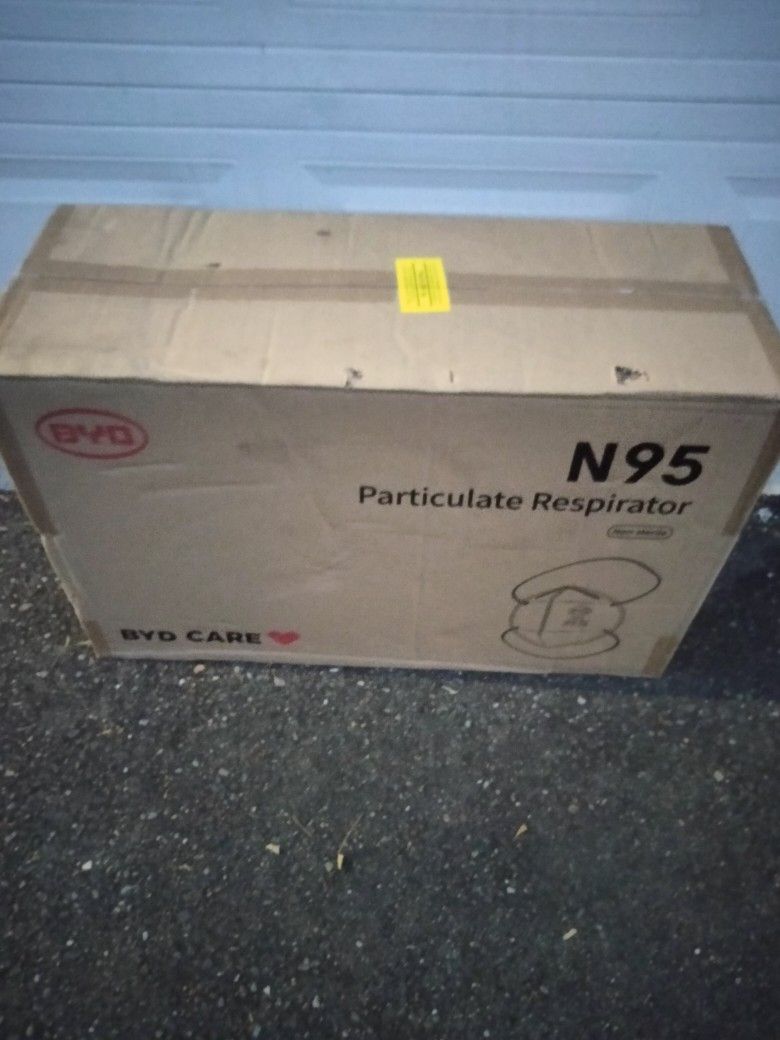 BYD N95 Particulate Respirator Face Masks