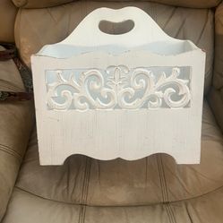 Shabby Chic Magazine Rack