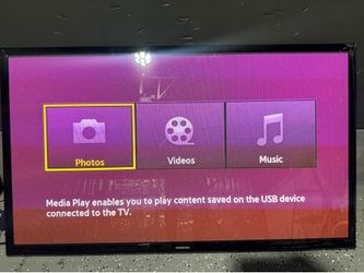 Samsung 55” TV with Wall Mount Included