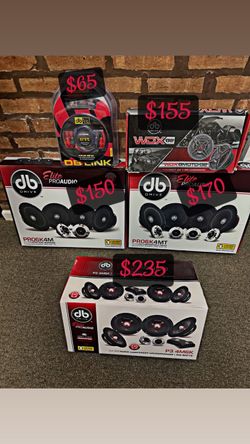 DB DRIVE car speakers new