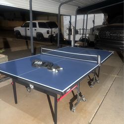 Ping-pong table - Stiga Advantage with full set