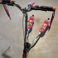 Flicker Scooter for girl, 3 flashing wheels