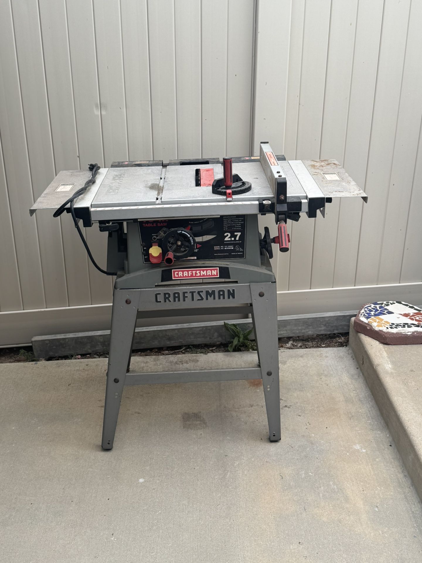 Craftsman Table Saw