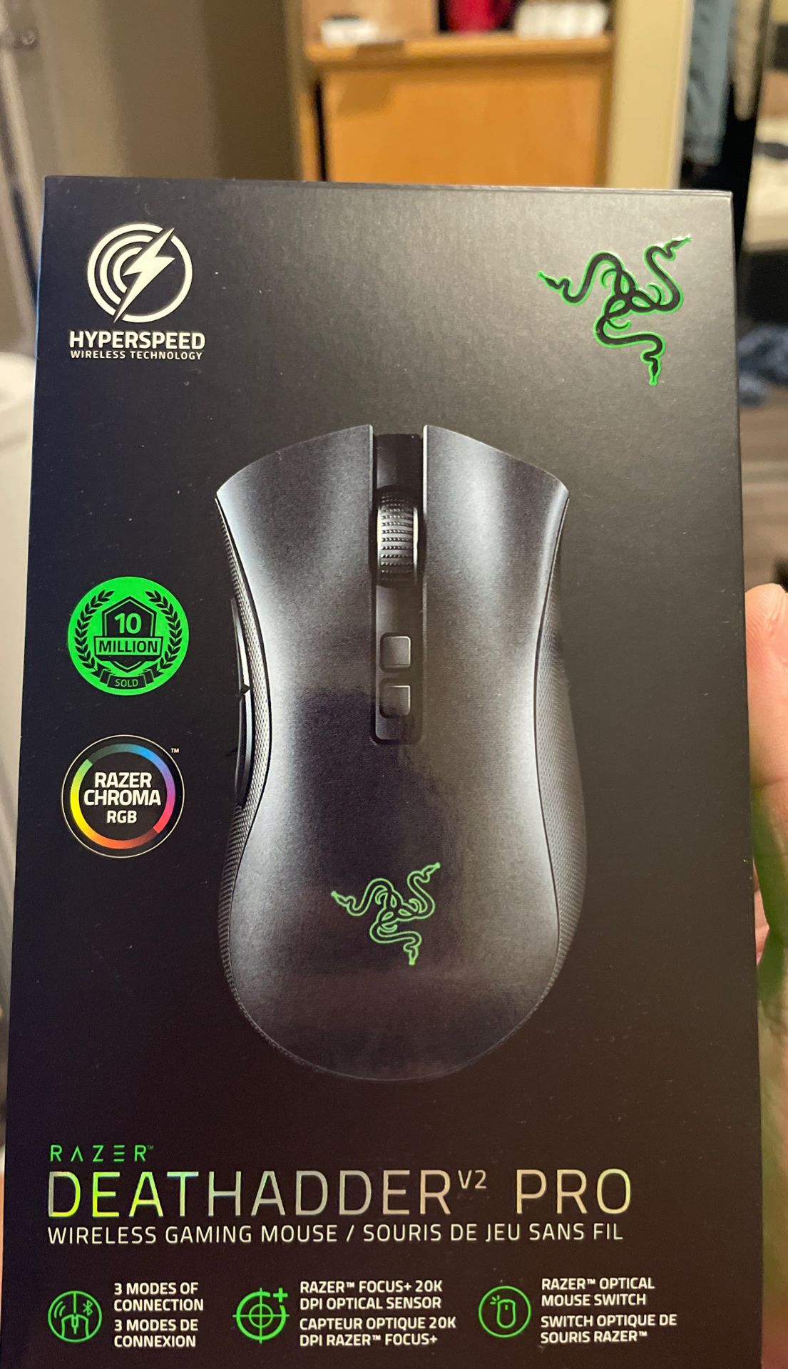 Brand new Razer Deathadder v2 Pro Wireless Gaming mouse