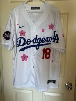 REPLICA Dodgers Yamamoto Tokyo Series Jersey L