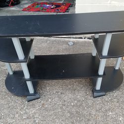 TV Stand Desk Shelves I Will delete When Sold Only Reply When Ready To Buy