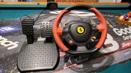 XBOX Ferrari Steering Wheel & Pedals