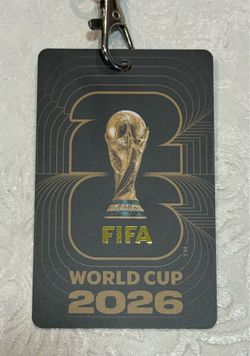 FIFA 2026 Fan ID and lanyard