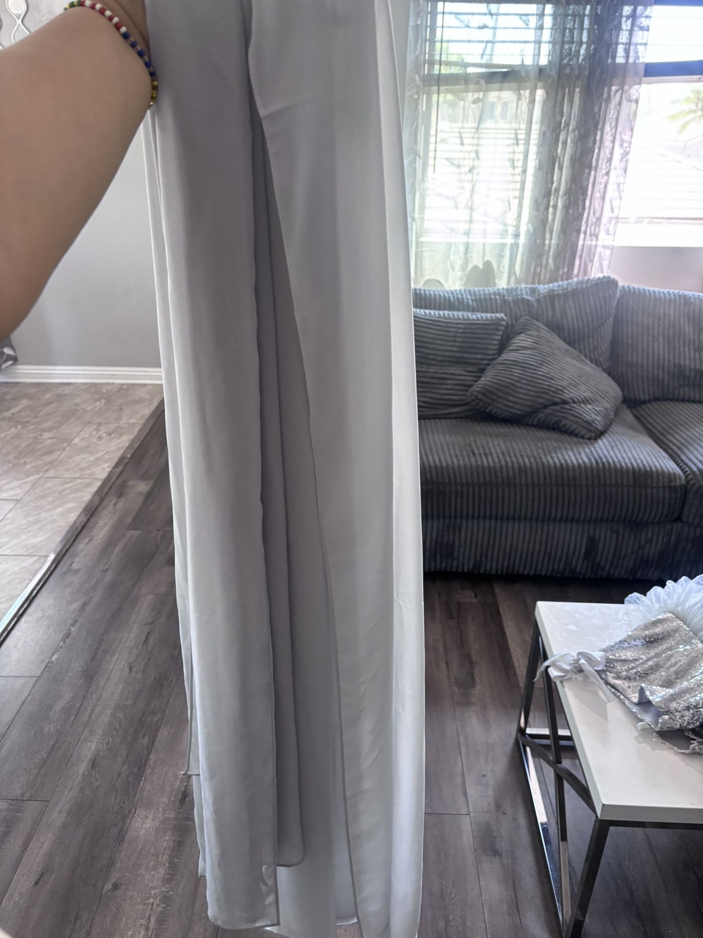 Silver Shawl Wrap