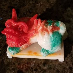 Colorful Asian Resin Dragon Statue