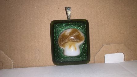 2” Mushroom Stone Pendant
