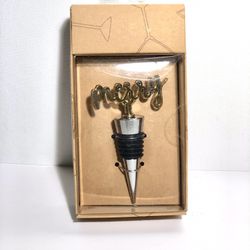 “Merry” Wine Stopper (new)