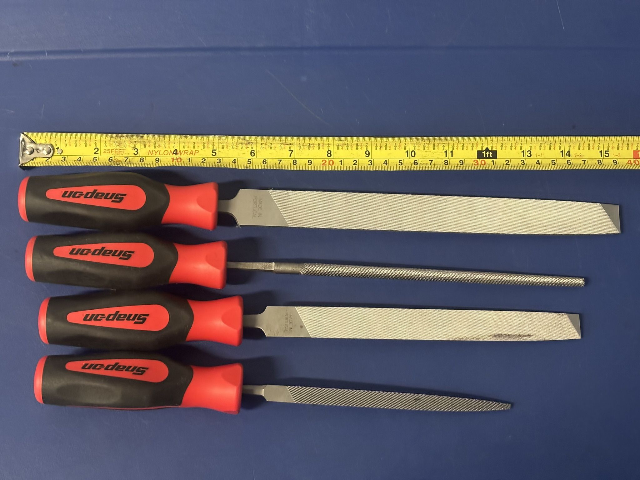 Snap-on Tools 4 pc Instinct® Mixed File Set (Red