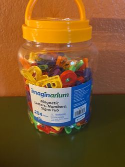 Magnetic toys Letters and Numbers