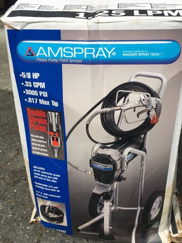 Dsp 1700 Amspray Wagner Paint Sprayer For Sale In Everett Wa Offerup