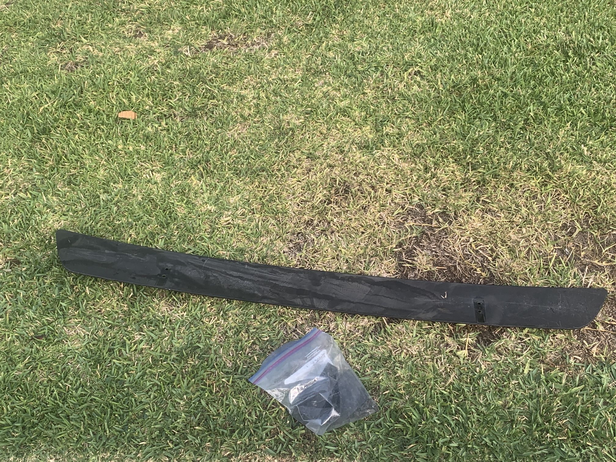 80 series landcruiser FJ80 rear spoiler wind rain deflector