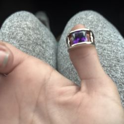 925 Real Precious Stone Sz 6