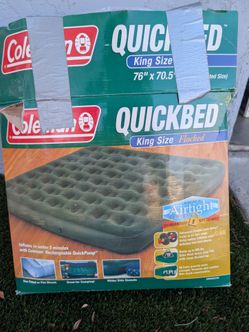 King Size Air Mattress, Flocked Top