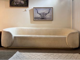 Large White Sofa - Previously Netflix Movie Prop